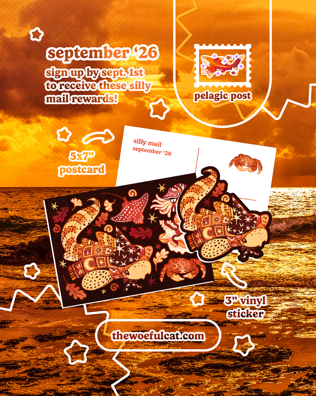 September Silly Mail Preview ~ Zebra Shark 🍂