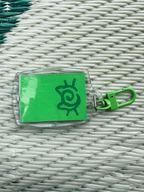 Silly Alien Shark Keychain