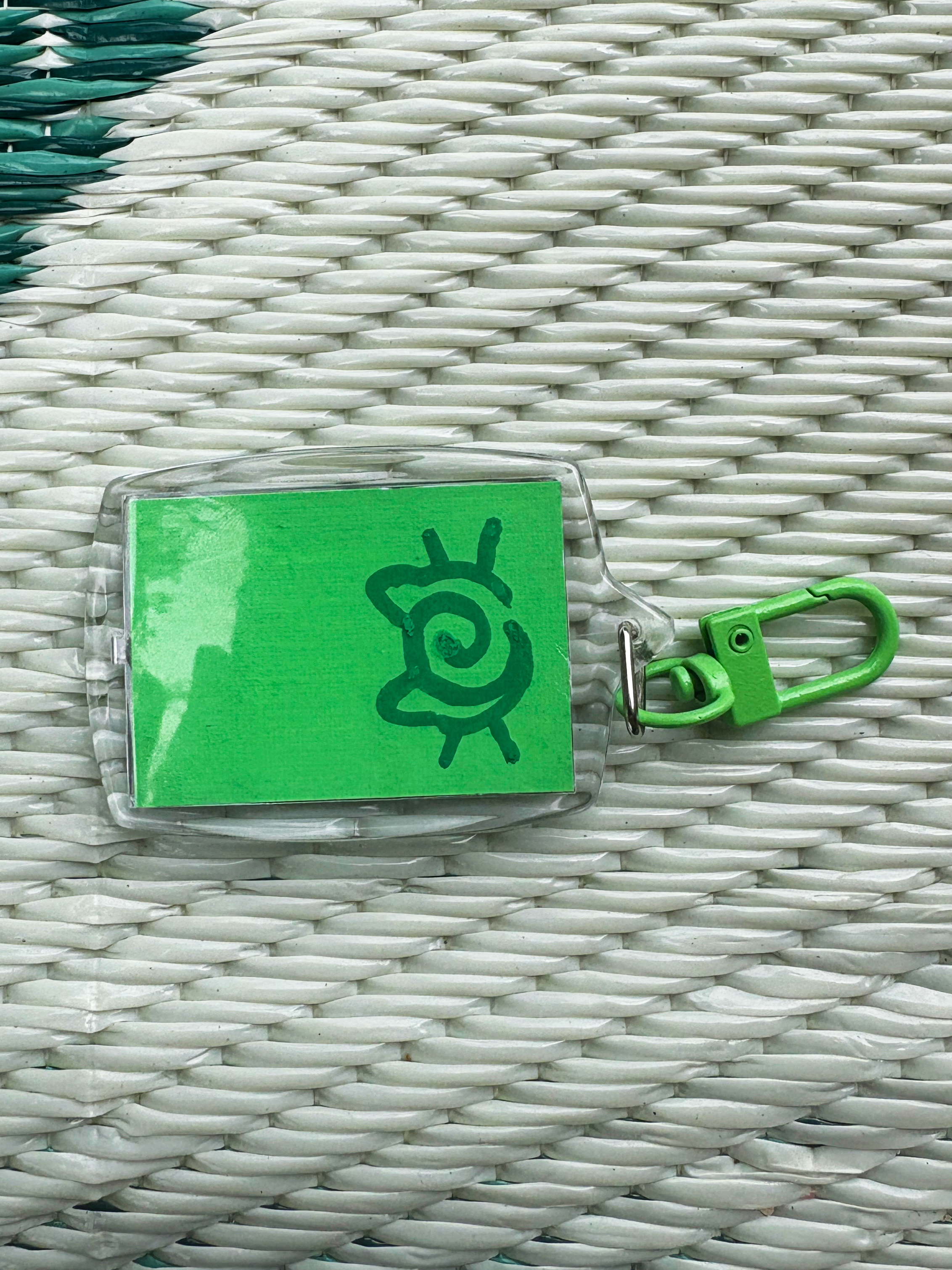 Silly Alien Shark Keychain