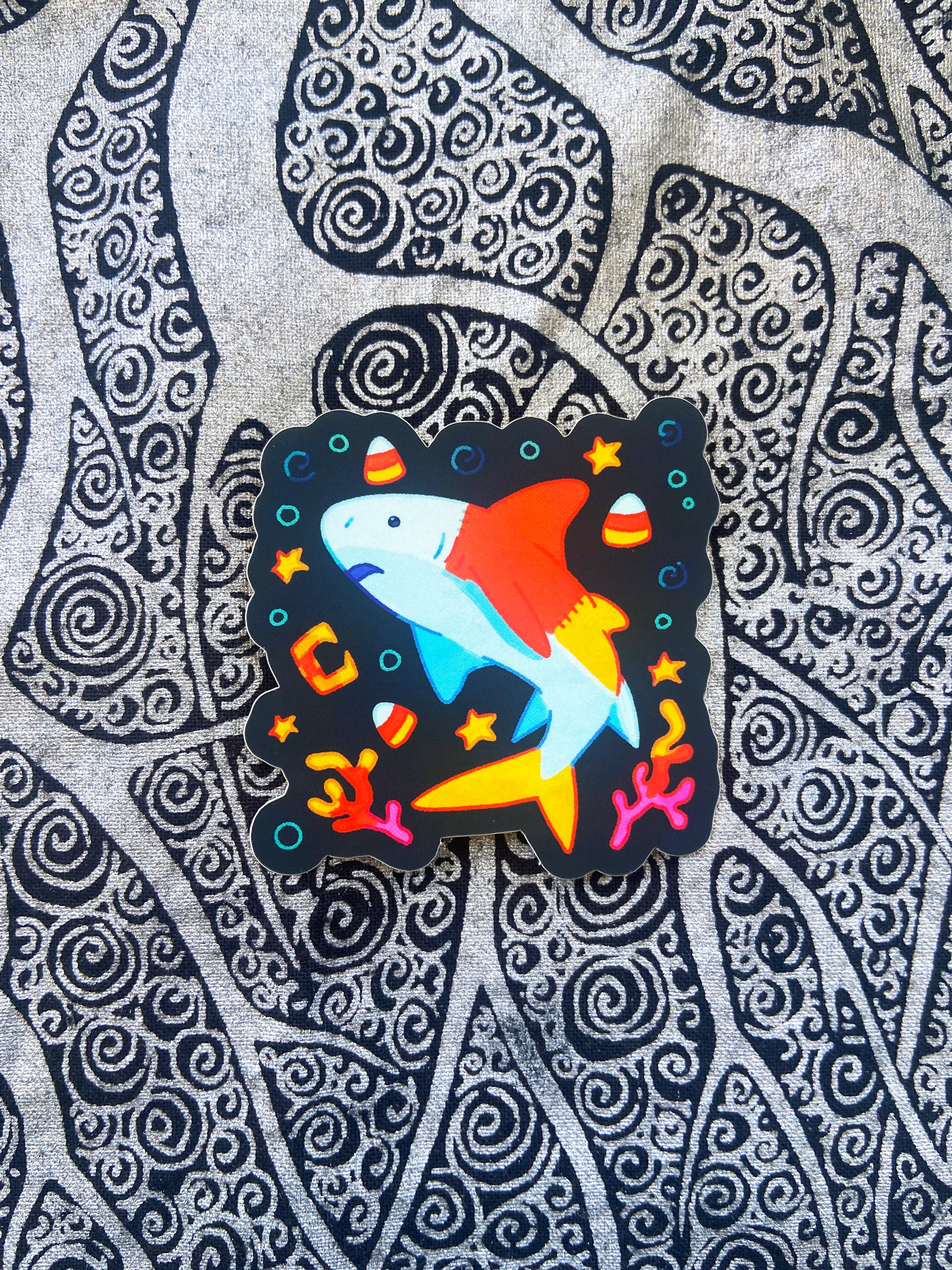 15 Silly Shark Sticker Bundle