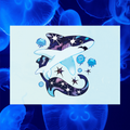 Cosmic Thresher Shark 5"x7" Fine Art Print
