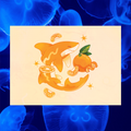 Orange Shark 5"x7" Fine Art Print