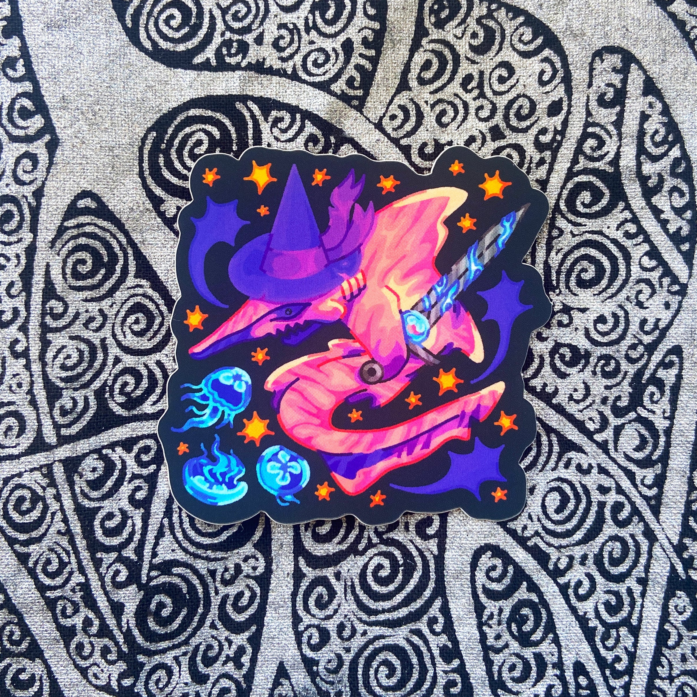 Goblin Shark Warlock Sticker