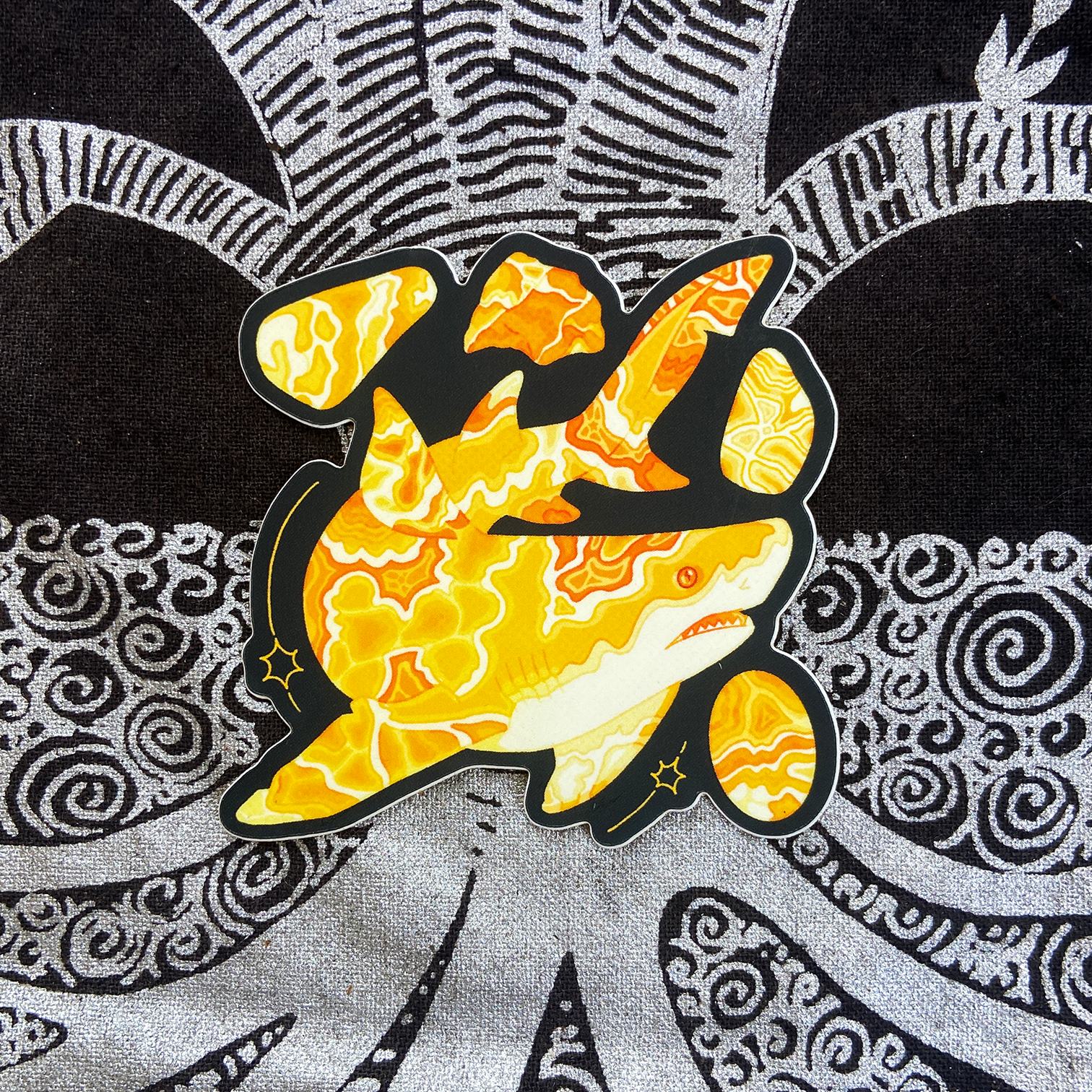 6 Crystal Shark Sticker Bundle