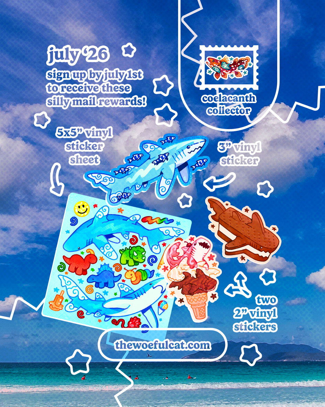 Silly Mail Coelacanth Collector Subscription