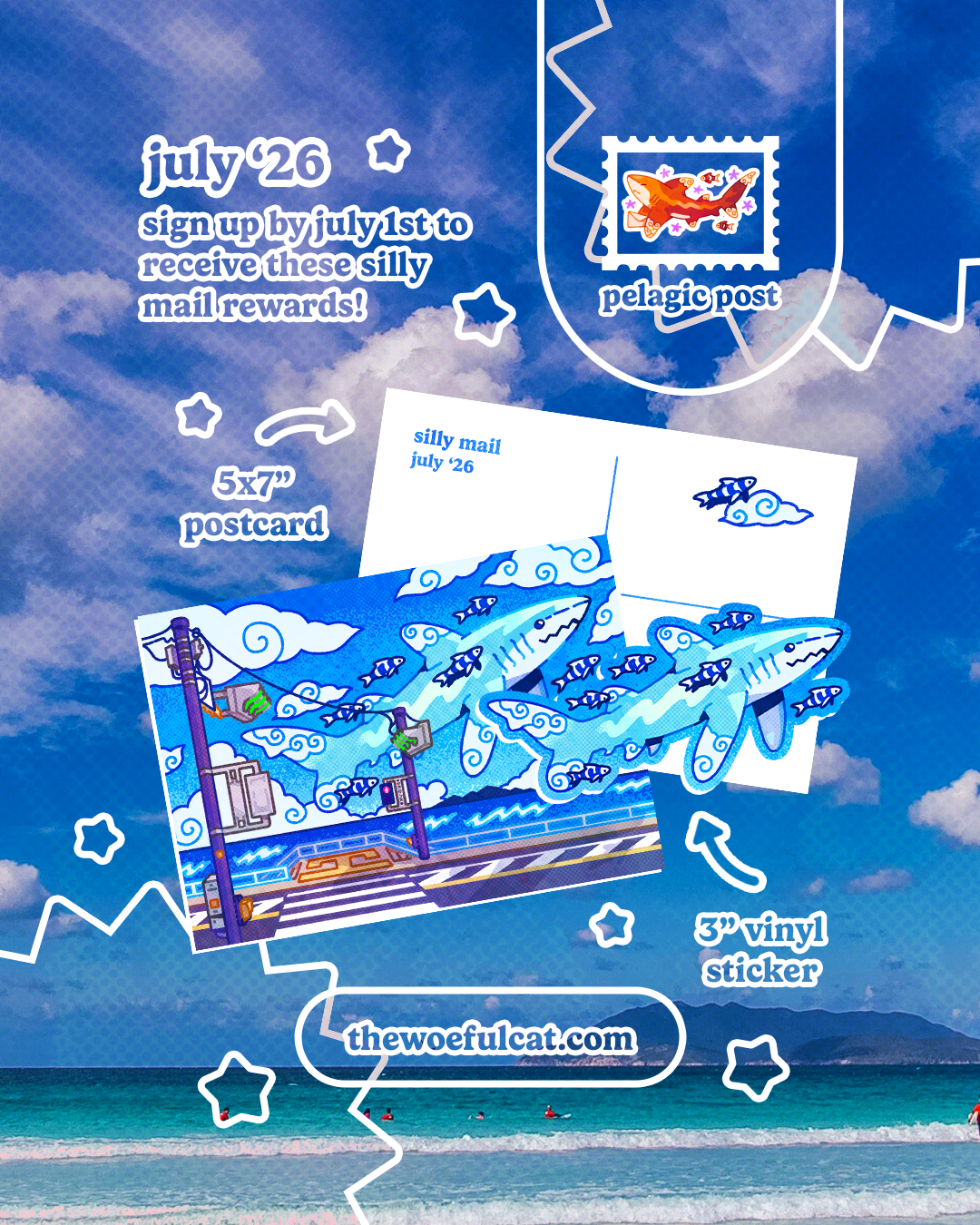 Silly Mail Pelagic Post Subscription