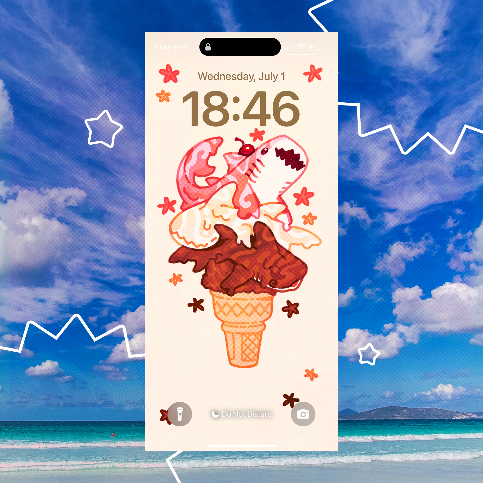 July '26 Phone Wallpaper Bundle