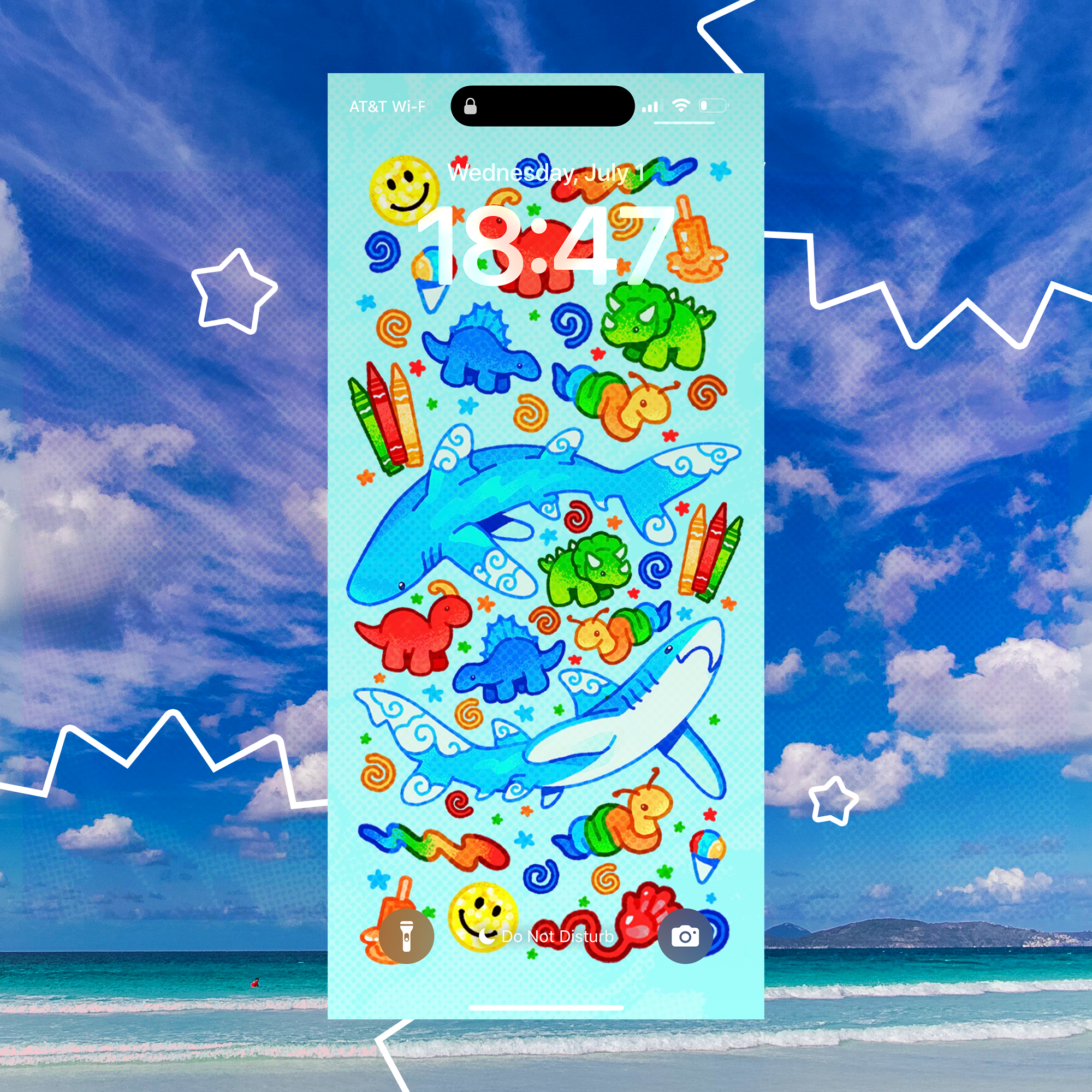 July '26 Phone Wallpaper Bundle