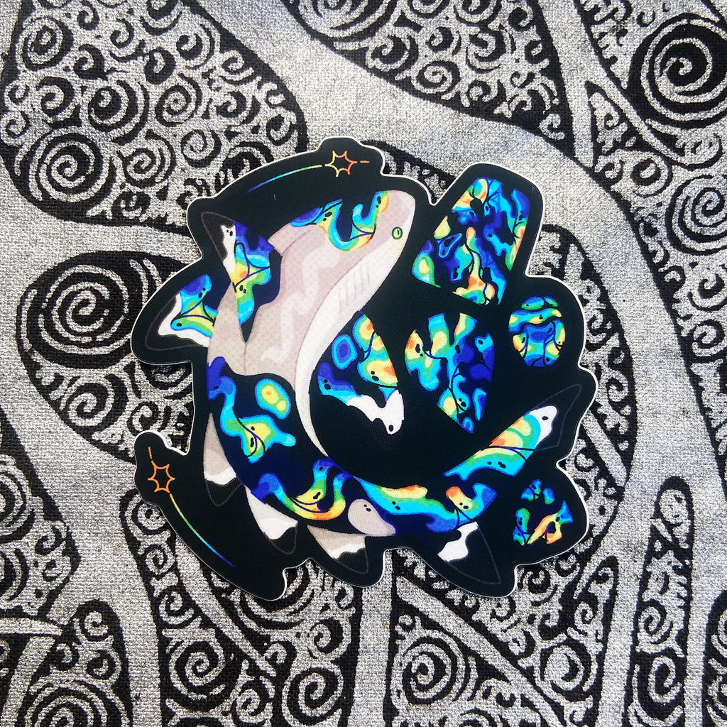 Labradorite Blacktip Reef Shark Sticker