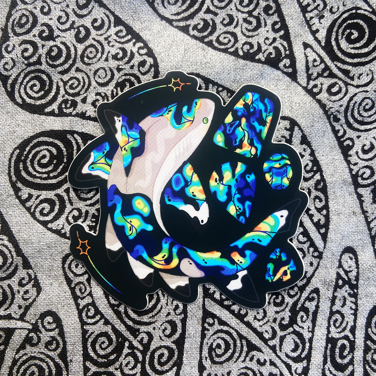 Labradorite Blacktip Reef Shark Sticker