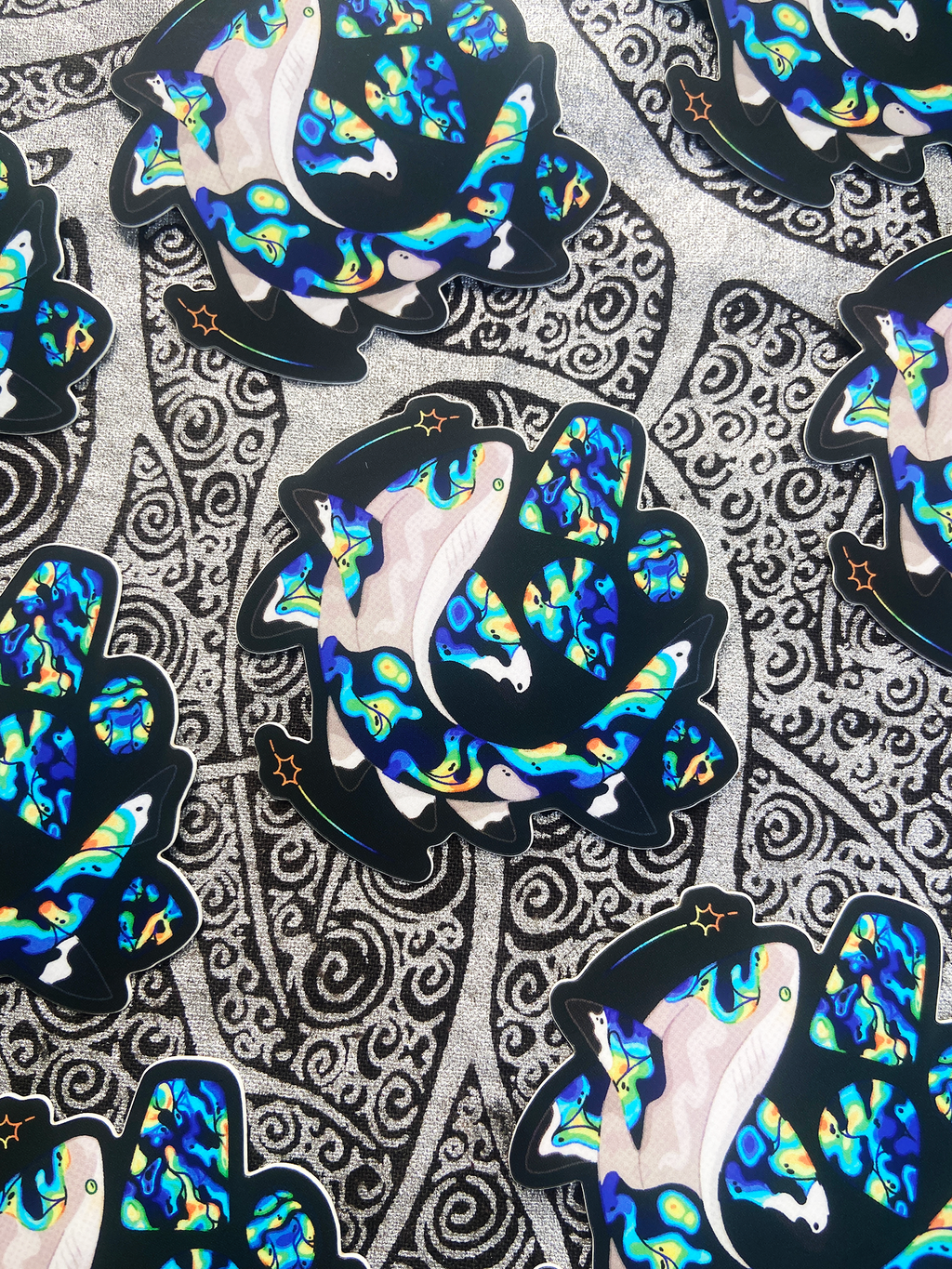 Labradorite Blacktip Reef Shark Sticker
