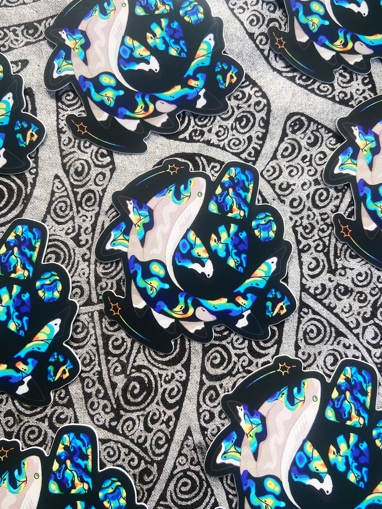 Labradorite Blacktip Reef Shark Sticker