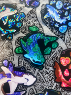 Malachite Whale Shark Sticker