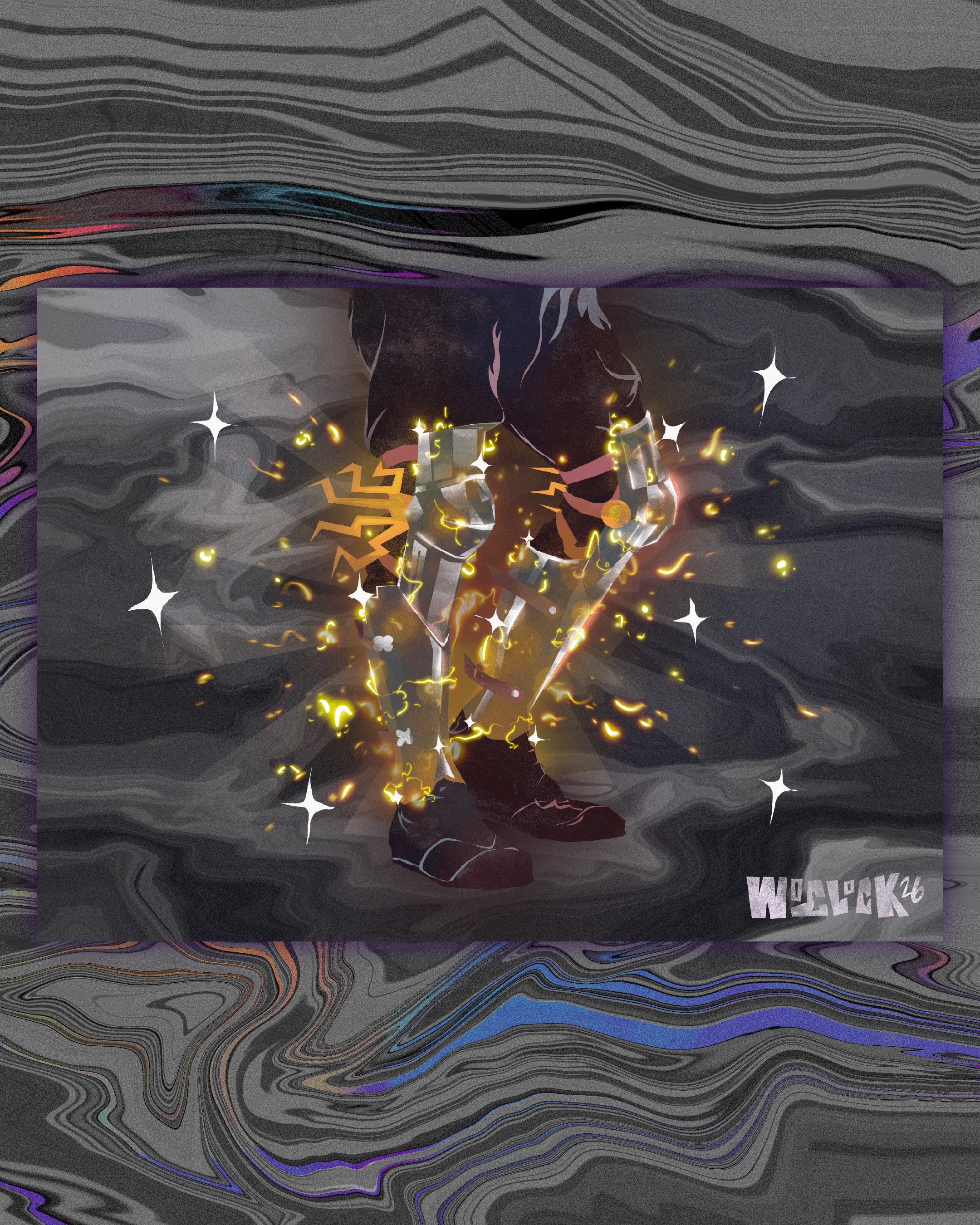 Sparkling Greaves - 5" x 7" Fine Art Print