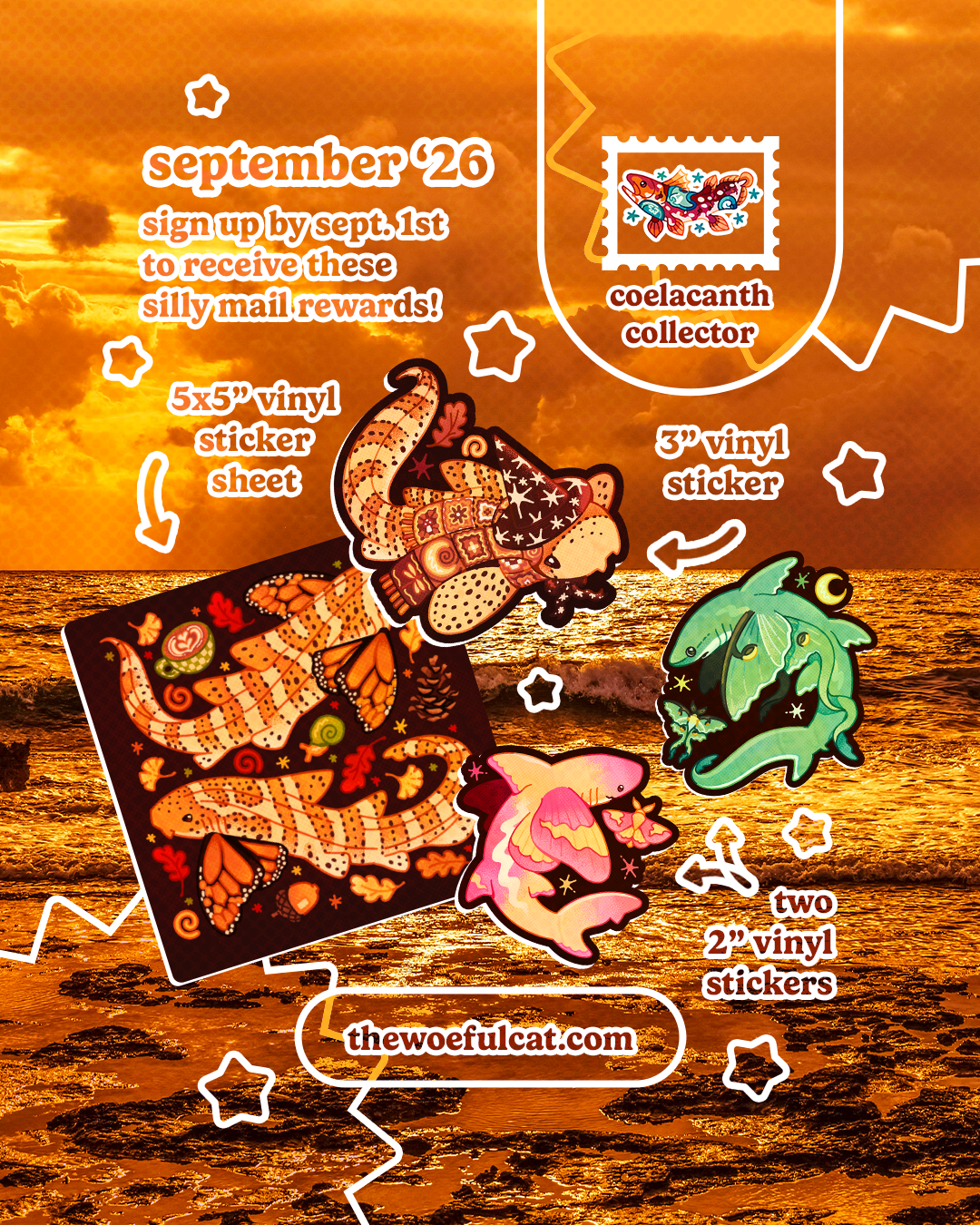 Silly Mail Coelacanth Collector Subscription